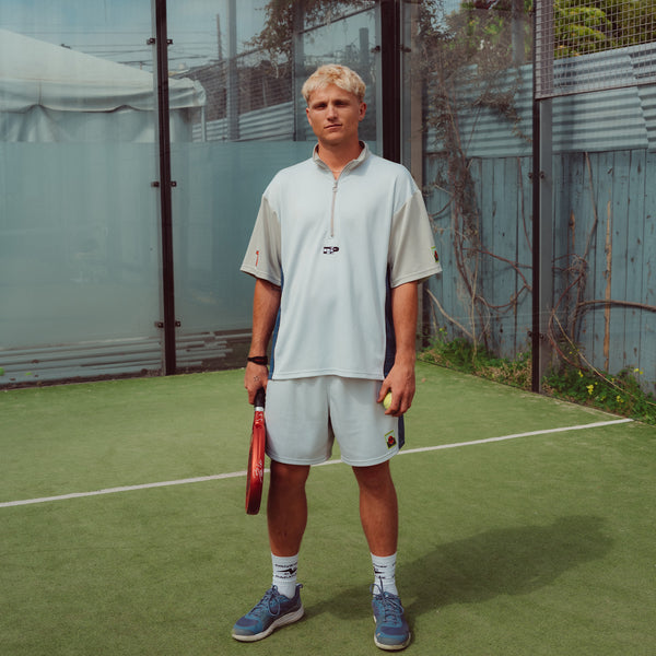 BOUNCE POLO - LILY WHITE/OVERCAST GREY/