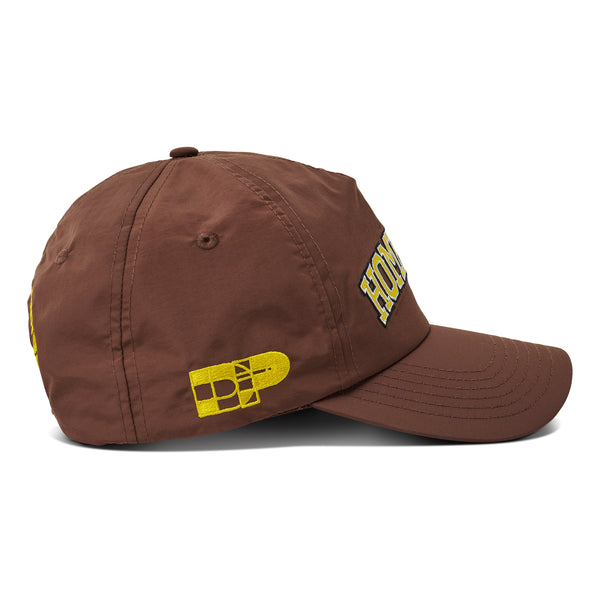 HOME RUN RUNNING HAT - BROWN