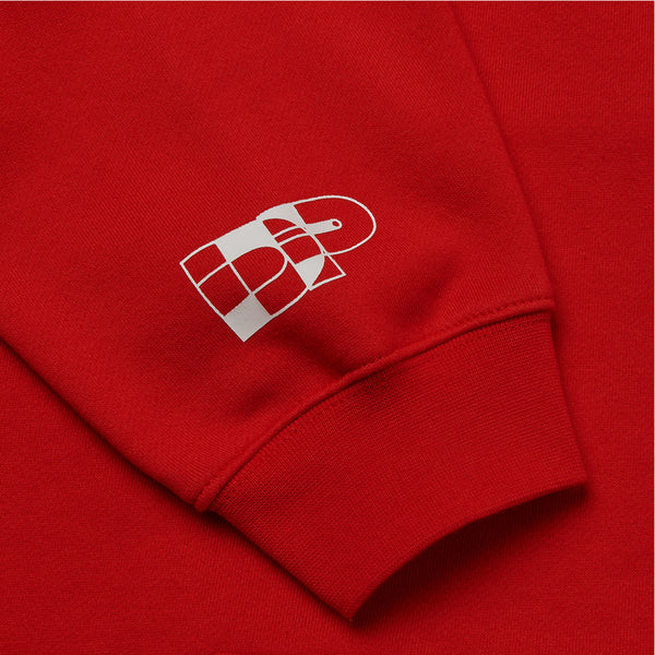 DRIVEWAY PARADISE - HEAVYWEIGHT ROOKIE SLUGGERS HOODIE - RED - HOODIE