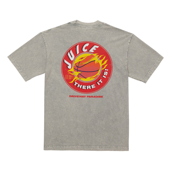 DRIVEWAY PARADISE - JUICE THERE IT IS GRAPHIC TEE - LIMESTONE -