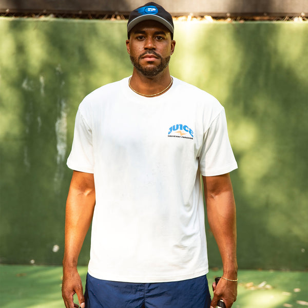 DRIVEWAY PARADISE - PICK UP JUICE TEE - MINTY BOI™ - WHITE -