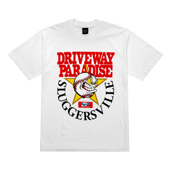 SLUGGERSVILLE GRAPHIC TEE - WHITE