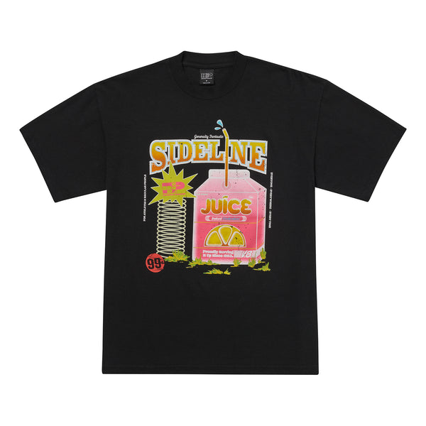 SIDELINE JUICE GRAPHIC TEE - BLACK