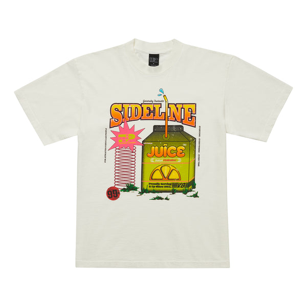 SIDELINE JUICE GRAPHIC TEE - WHITE