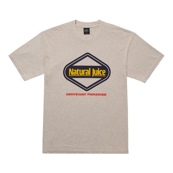 DRIVEWAY PARADISE - NATURAL JUICE GRAPHIC TEE - OATMEAL HEATHER - T-Shirt
